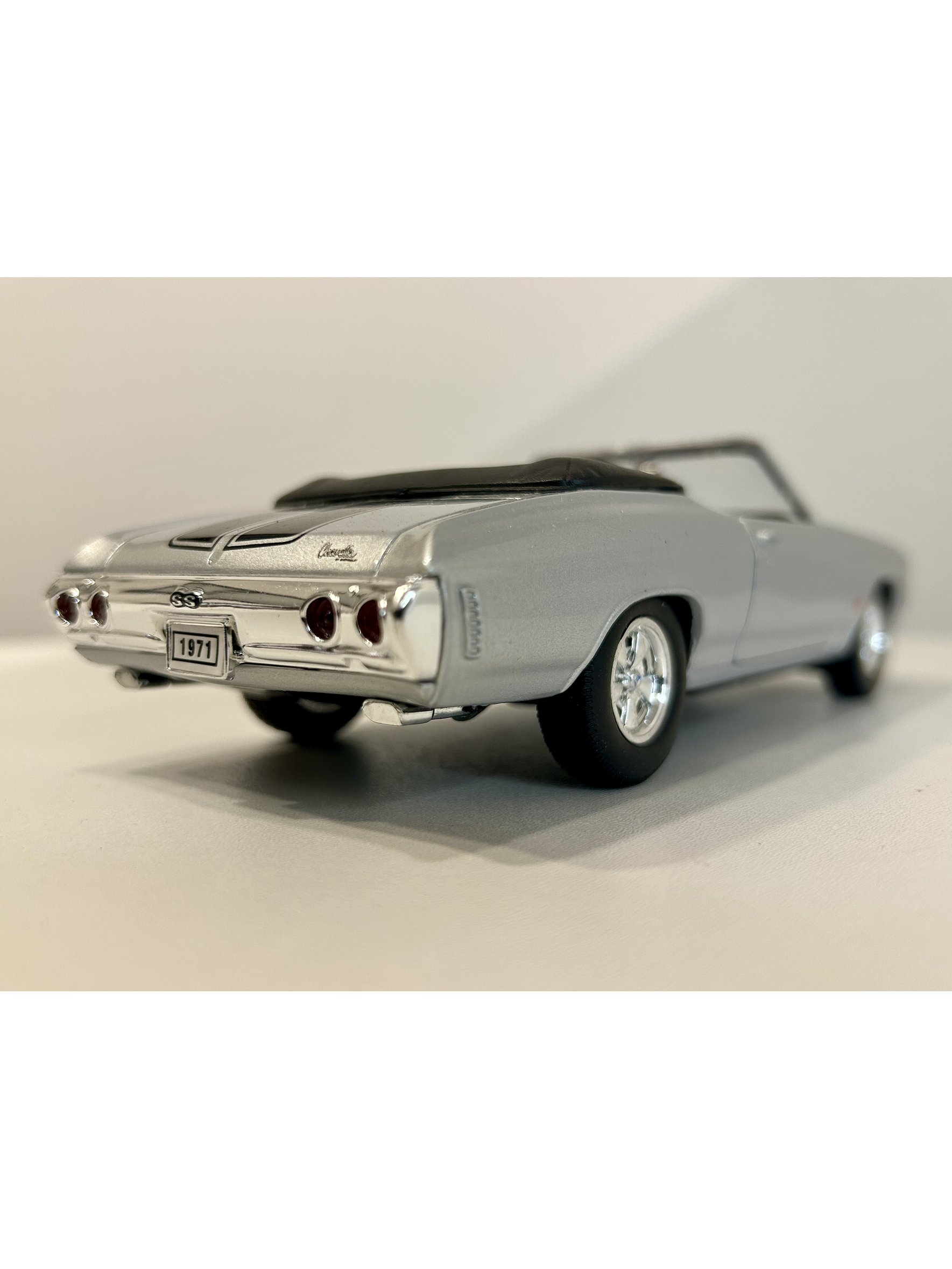 Chevrolet Chevelle SS 454 Convertible 1971 – Modelo a Escala 1:24 Welly Diecast Coleccionable 18