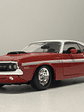 Maisto Dodge Challenger R/T 1970 1:24 rojo/techo blanco – Muscle car a escala para colección | Chile - Miniatura 2