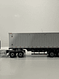 Western Star 4900 SF Day Cab con tráiler esqueletal y contenedor 40’ – Diecast Masters 1:50 (71064) - thumbnail 11