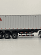 Western Star 4900 SF Day Cab con tráiler esqueletal y contenedor 40’ – Diecast Masters 1:50 (71064) - thumbnail 7