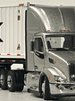 Peterbilt 579 Day Cab + tráiler esqueletal y contenedor refrigerado 40’ | Diecast Masters 1:50  – Ruta Nostalgia Chile - Miniatura 12