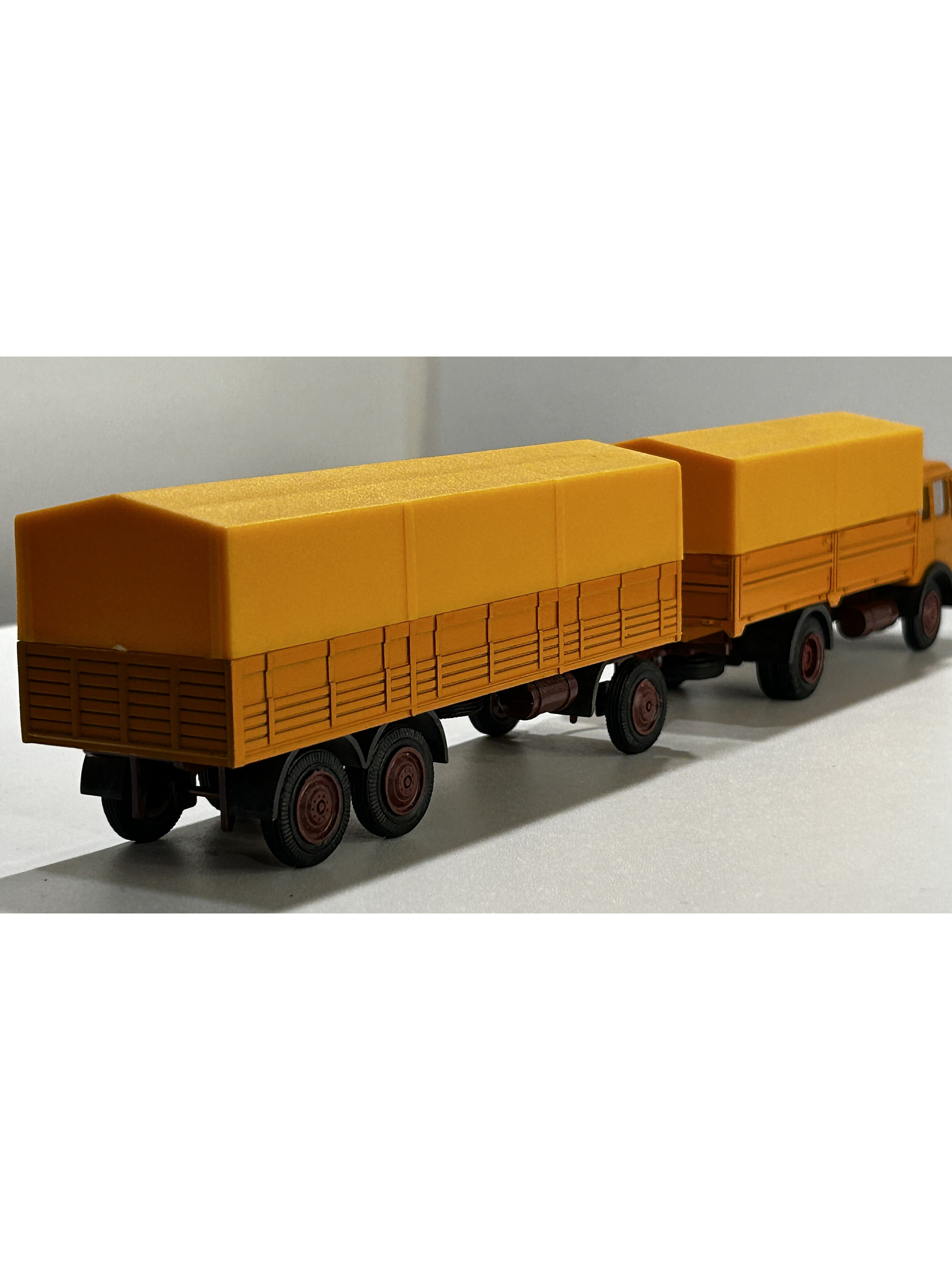 NZG 1:50 Mercedes-Benz 1632/1932 NG con carro lona | Diecast clásico “Made in W. Germany” 6