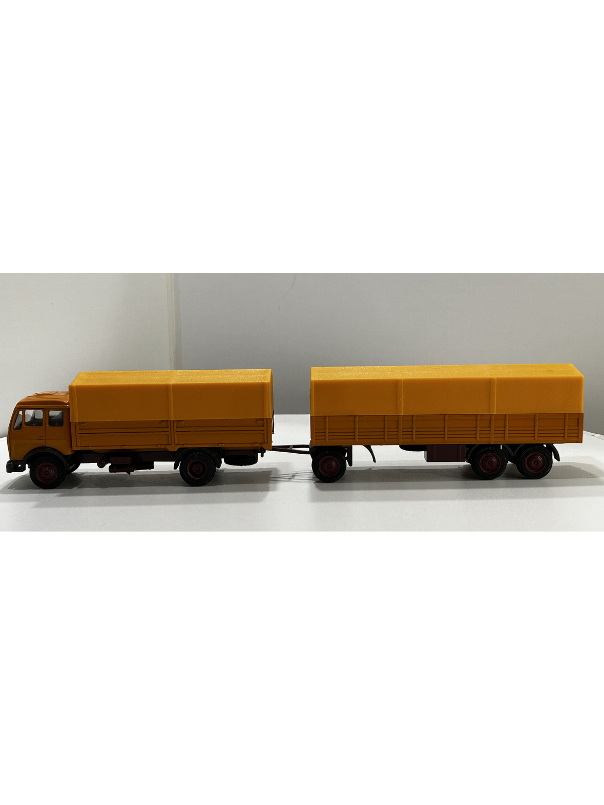 NZG 1:50 Mercedes-Benz 1632/1932 NG con carro lona | Diecast clásico “Made in W. Germany” 7