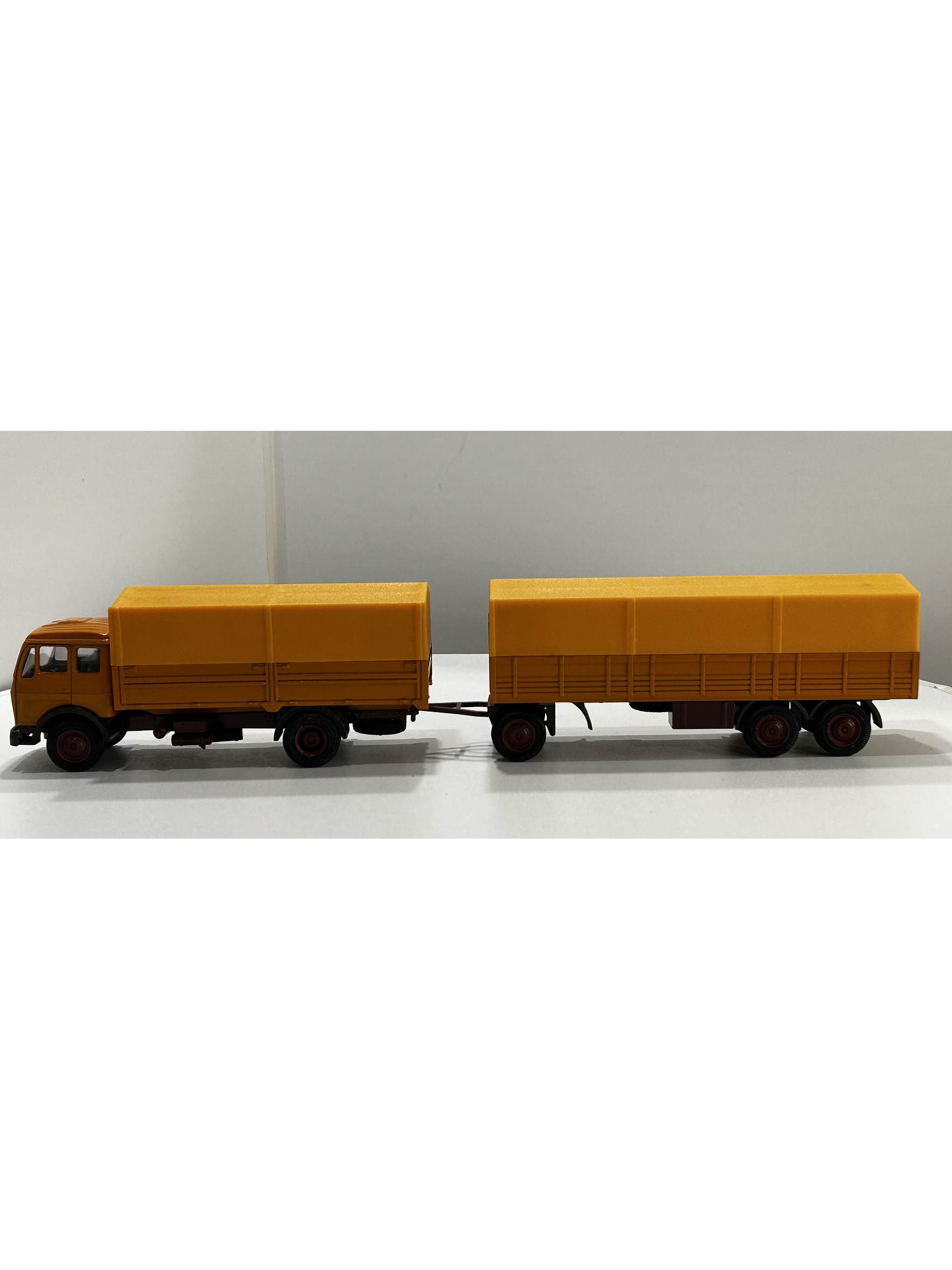 NZG 1:50 Mercedes-Benz 1632/1932 NG con carro lona | Diecast clásico “Made in W. Germany” 7