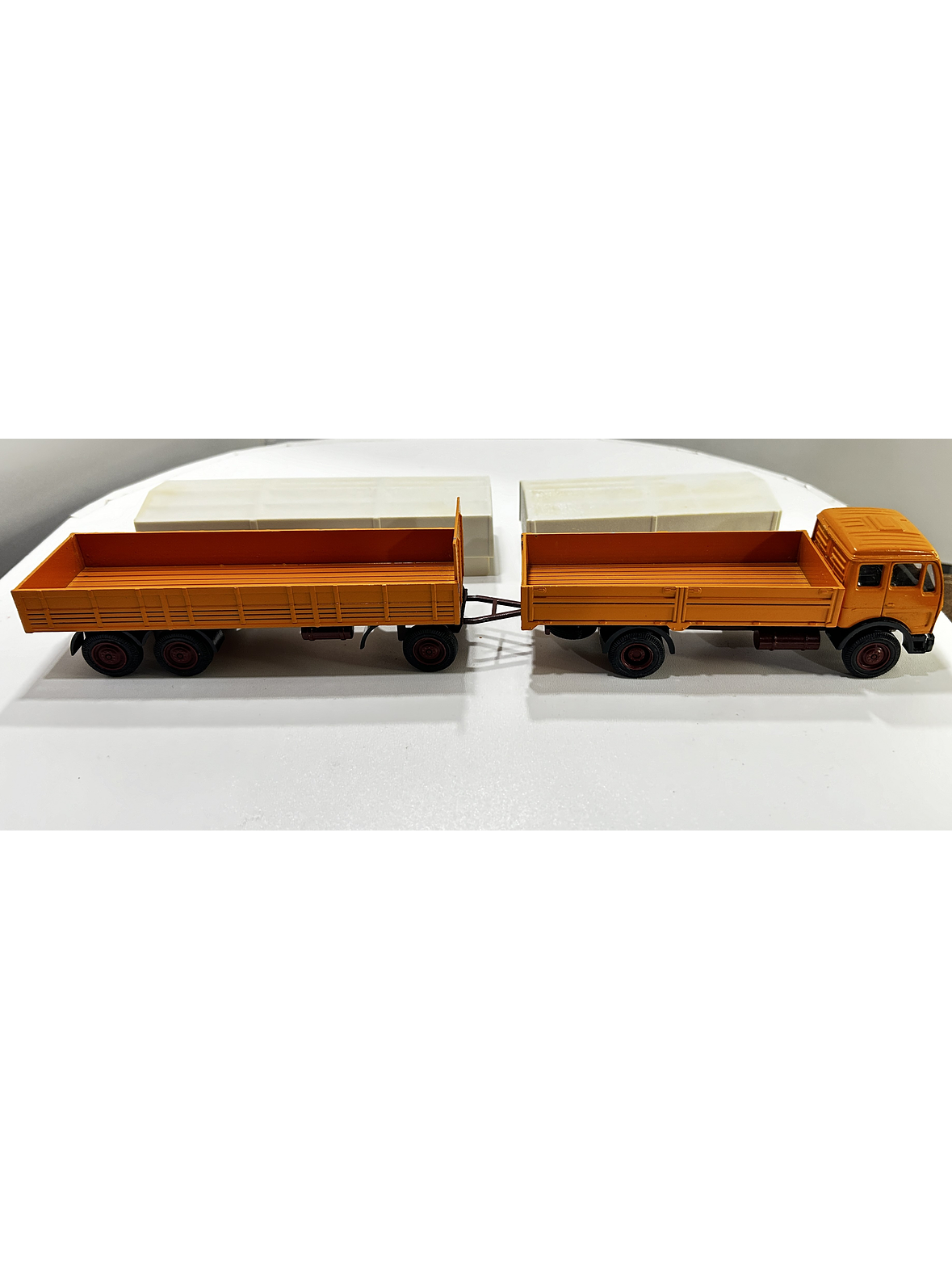 NZG 1:50 Mercedes-Benz 1632/1932 NG con carro lona | Diecast clásico “Made in W. Germany” 21