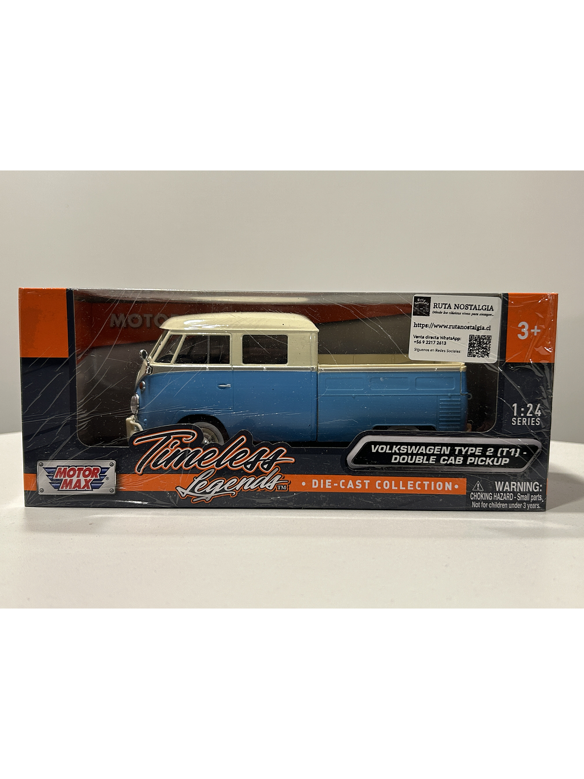 Motormax Volkswagen T1 DoKa (Double Cab Pickup), 1:24 – Timeless Legends 21