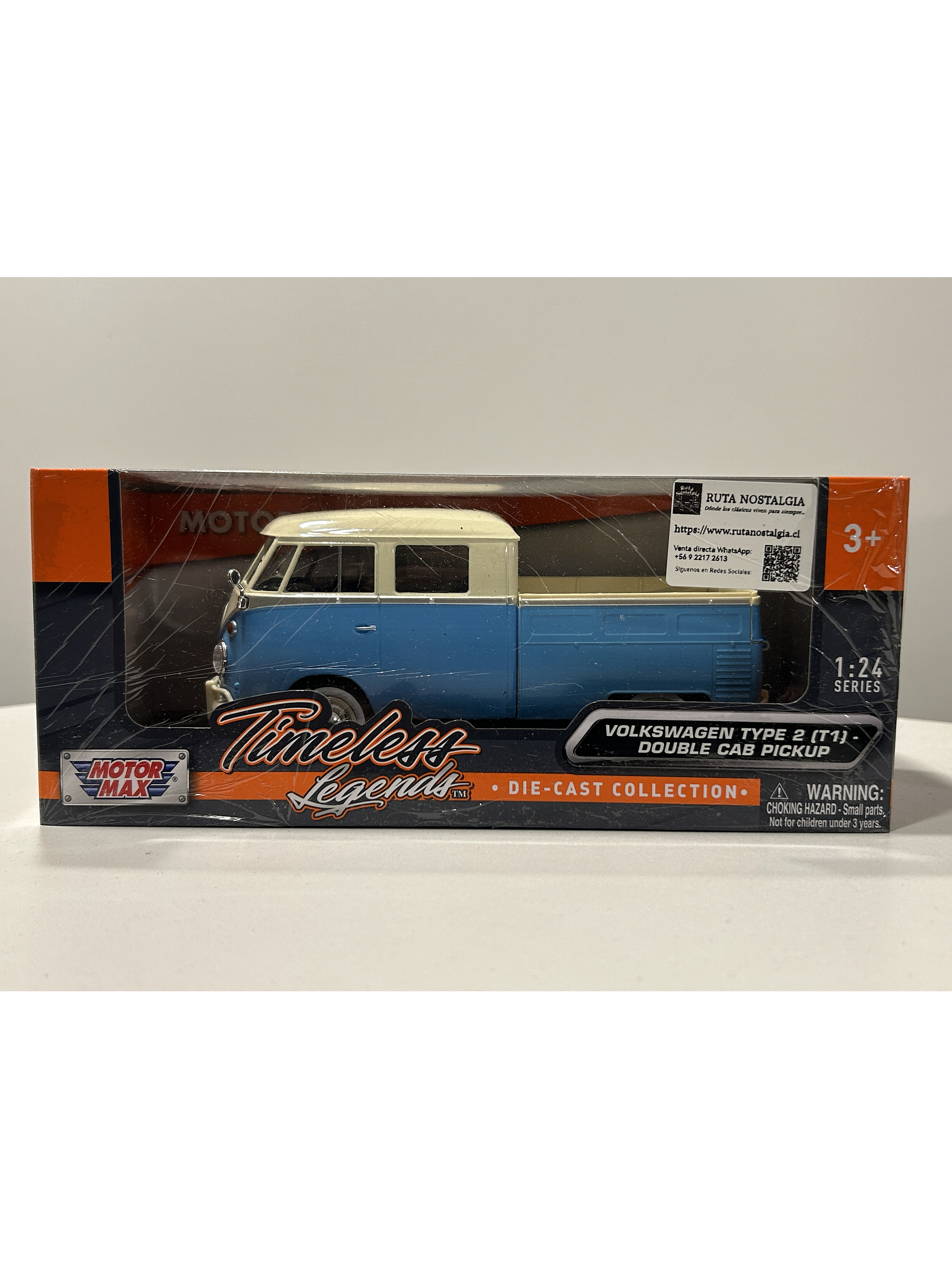 Motormax Volkswagen T1 DoKa (Double Cab Pickup), 1:24 – Timeless Legends 21