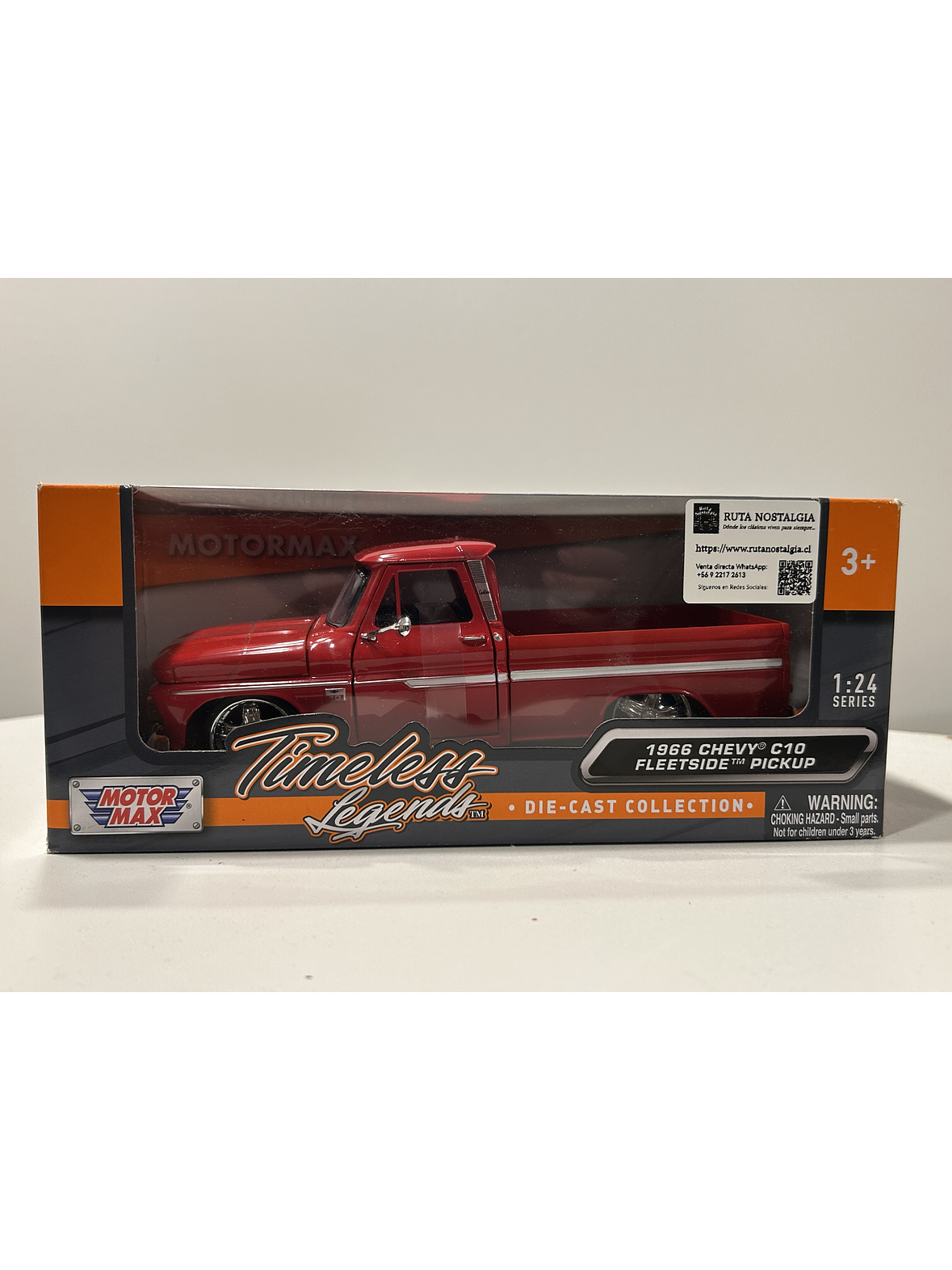 Motormax Chevrolet C10 Fleetside Pick-Up 1966, 1:24 – Clásico “C-10” primera generación | Ruta Nostalgia Chile 35