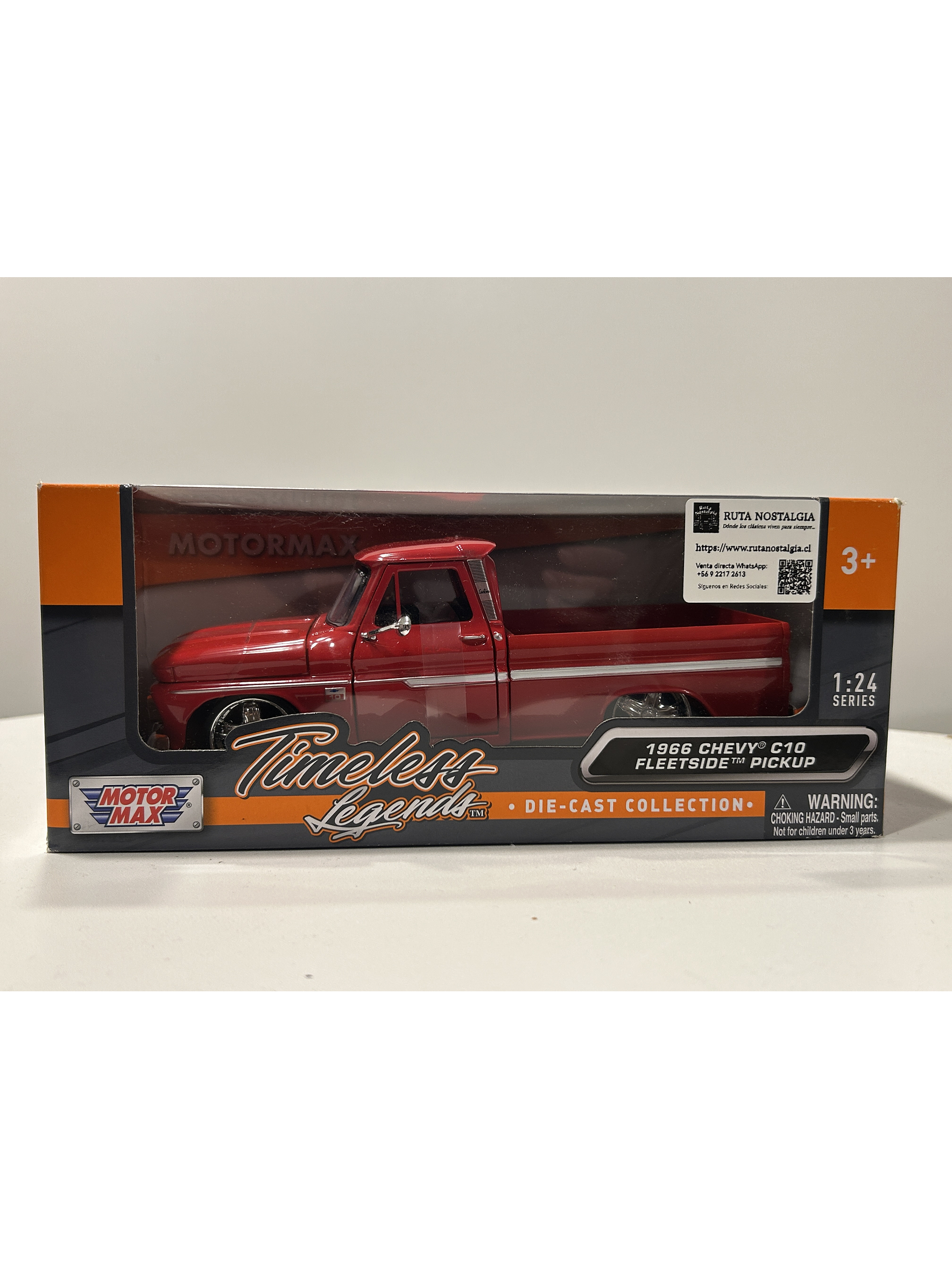 Motormax Chevrolet C10 Fleetside Pick-Up 1966, 1:24 – Clásico “C-10” primera generación | Ruta Nostalgia Chile 35