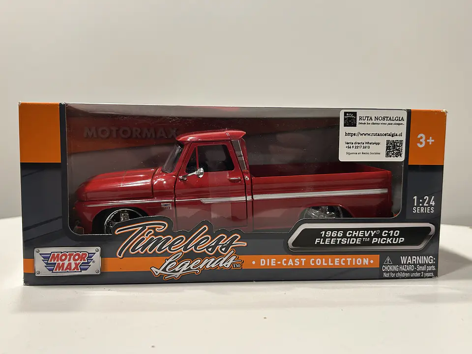 Camioneta Chevrolet C10 Fleetside Pick-Up | Motormax 1:24 35
