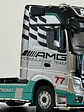Camión Mercedes-Benz Actros MP4 2012 AMG Petronas F1 Team 1:43 Hachette – Mercedes F1 de colección - Miniatura 4