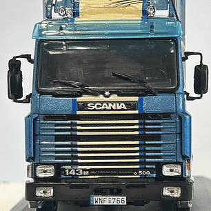 Scania 143M 500 “The Griffin” 1990 1:43 Hachette – Camión V8 sueco tuning de colección 