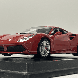 Bburago Ferrari 488 GTB 1:24 – Superdeportivo italiano rojo para coleccionistas en Chile
