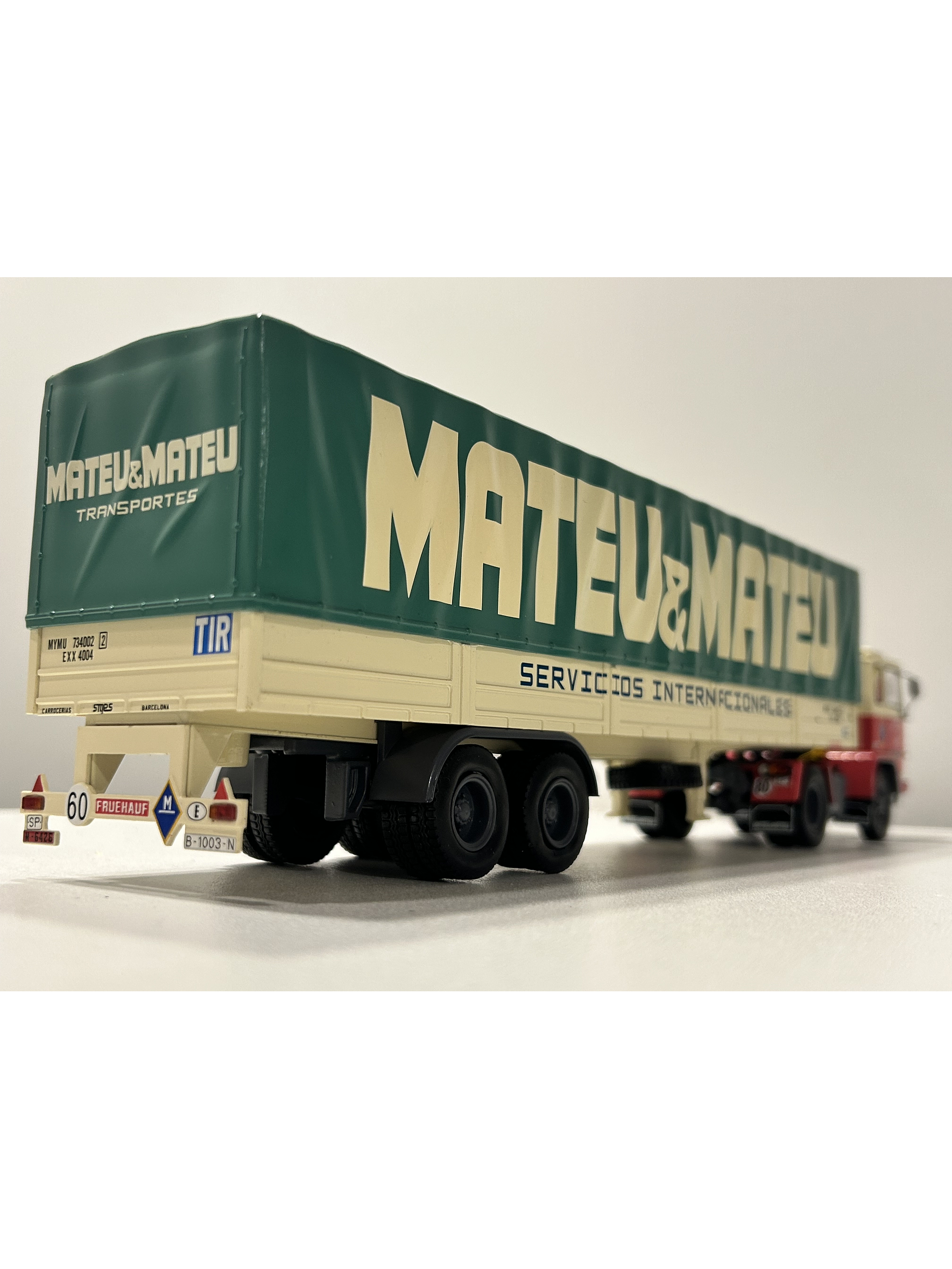 Pegaso 2080/50 Mateu & Mateu 1972 1:43 – Camión tráiler clásico español para coleccionistas y transportistas nostálgicos 7