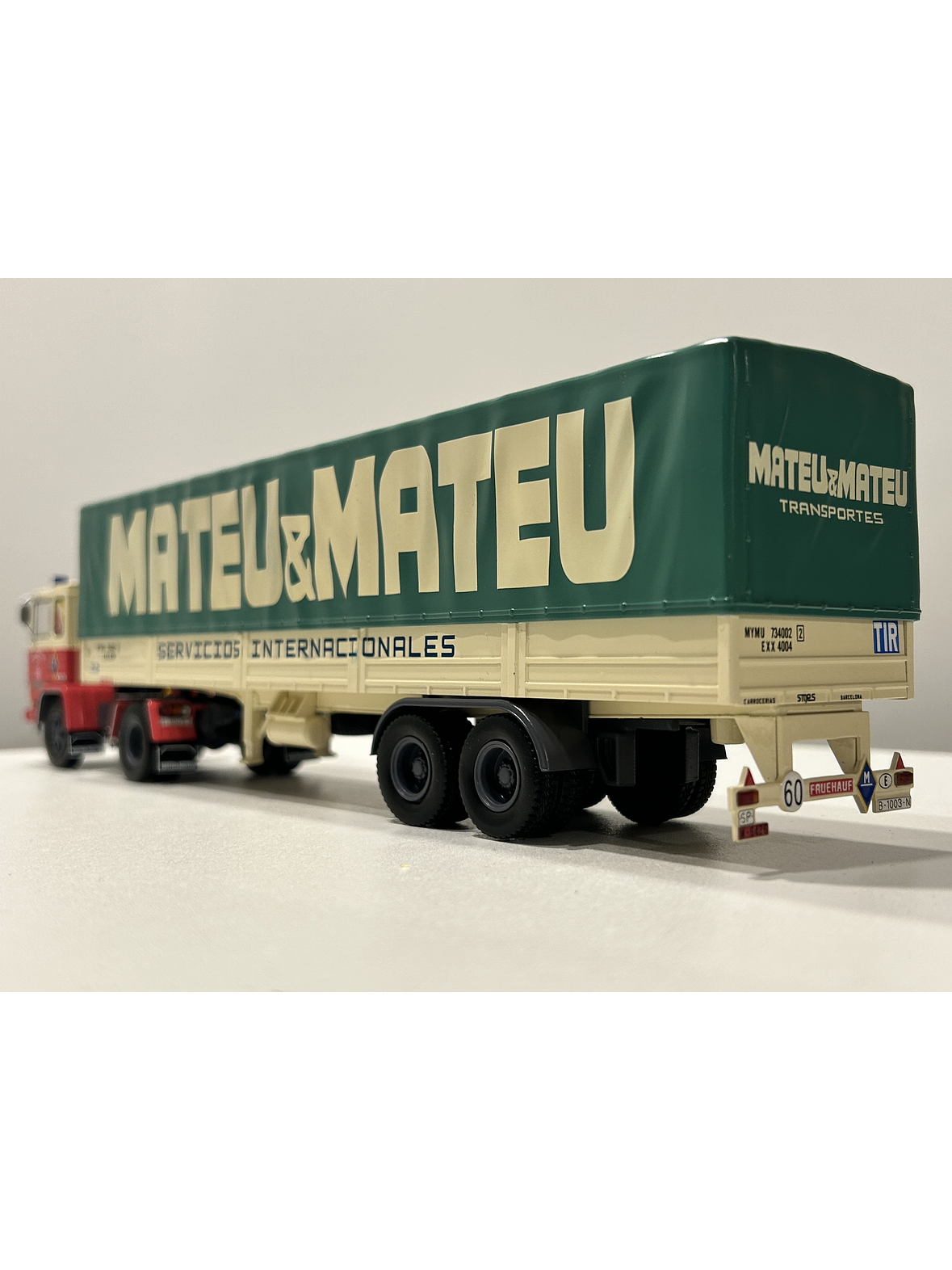 Pegaso 2080/50 Mateu & Mateu 1972 1:43 – Camión tráiler clásico español para coleccionistas y transportistas nostálgicos 6