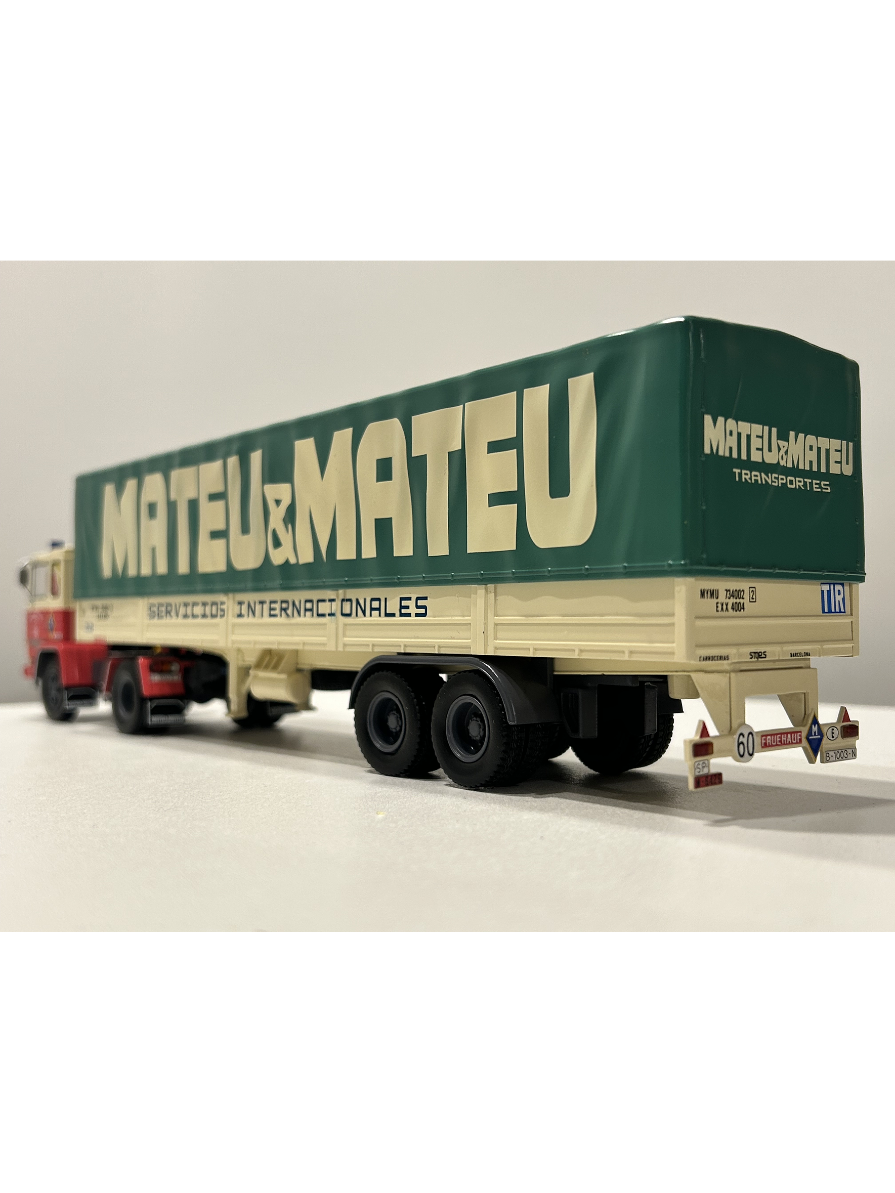 Pegaso 2080/50 Mateu & Mateu 1972 1:43 – Camión tráiler clásico español para coleccionistas y transportistas nostálgicos 6