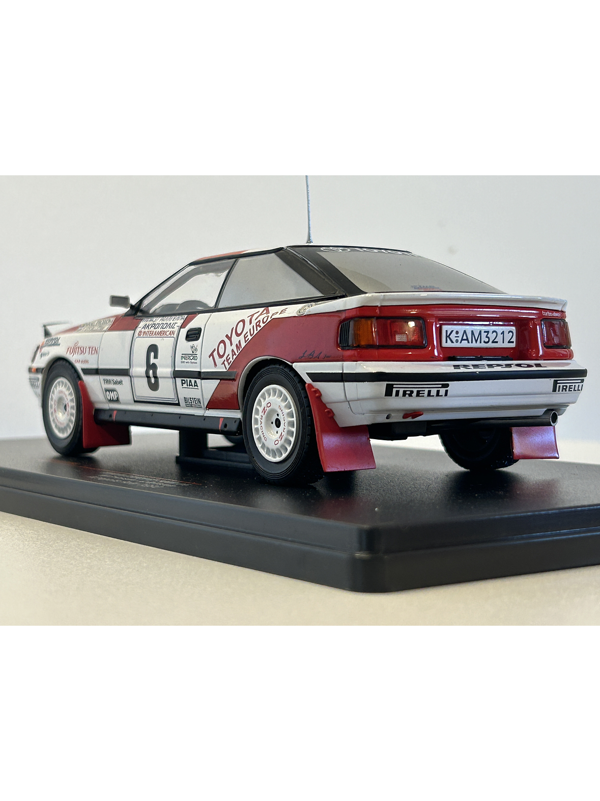 Toyota Celica GT-Four #6 Akropolis 1990 1:24 IXO Models – Auto de Rally Grupo A Coleccionable  9