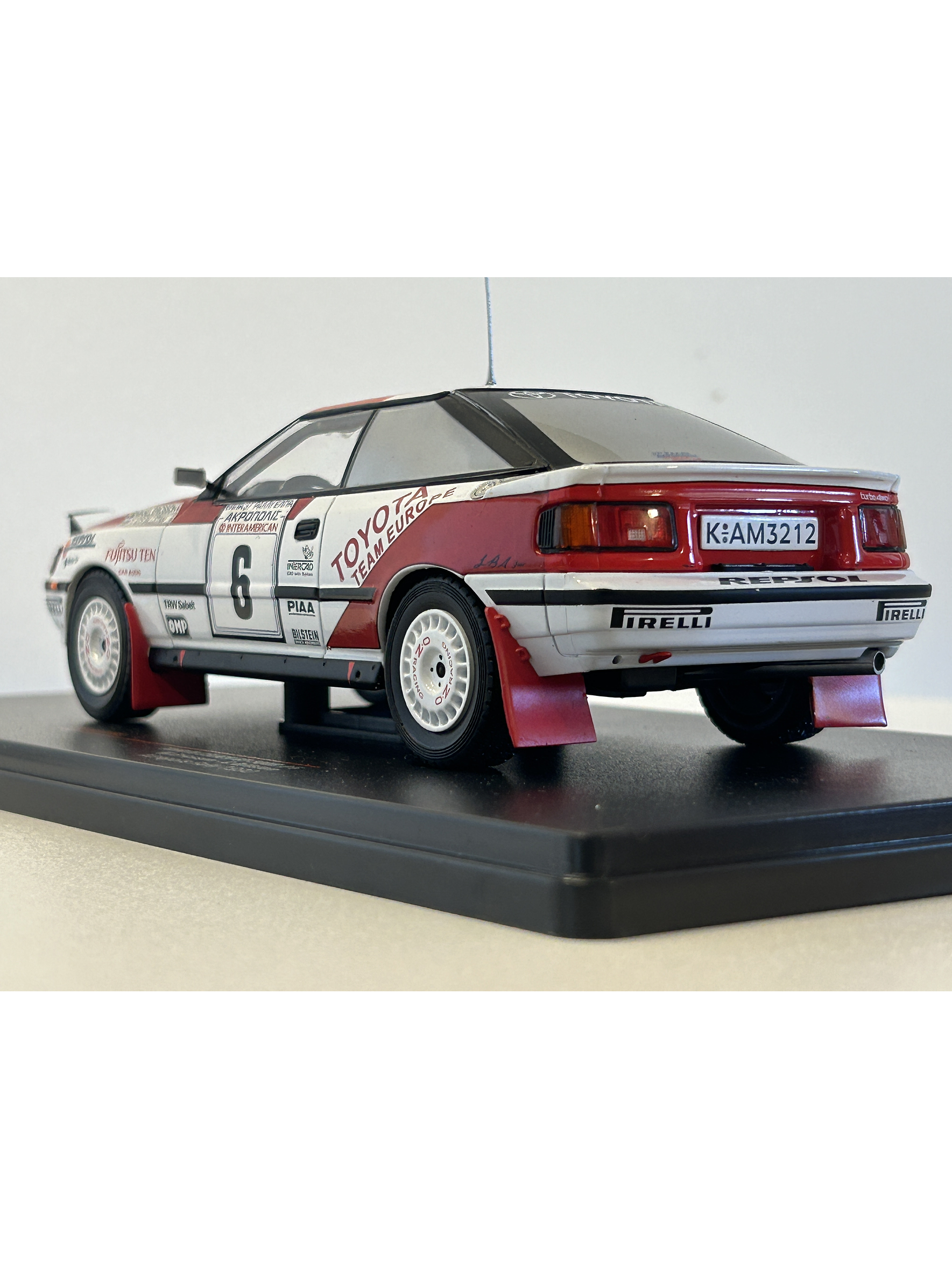 Toyota Celica GT-Four #6 Akropolis 1990 1:24 IXO Models – Auto de Rally Grupo A Coleccionable  9