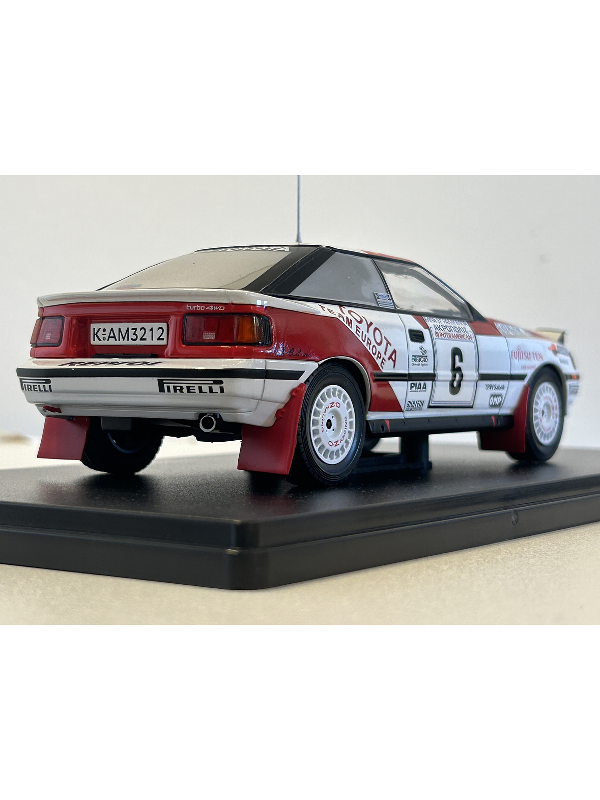 Toyota Celica GT-Four #6 Akropolis 1990 1:24 IXO Models – Auto de Rally Grupo A Coleccionable  6