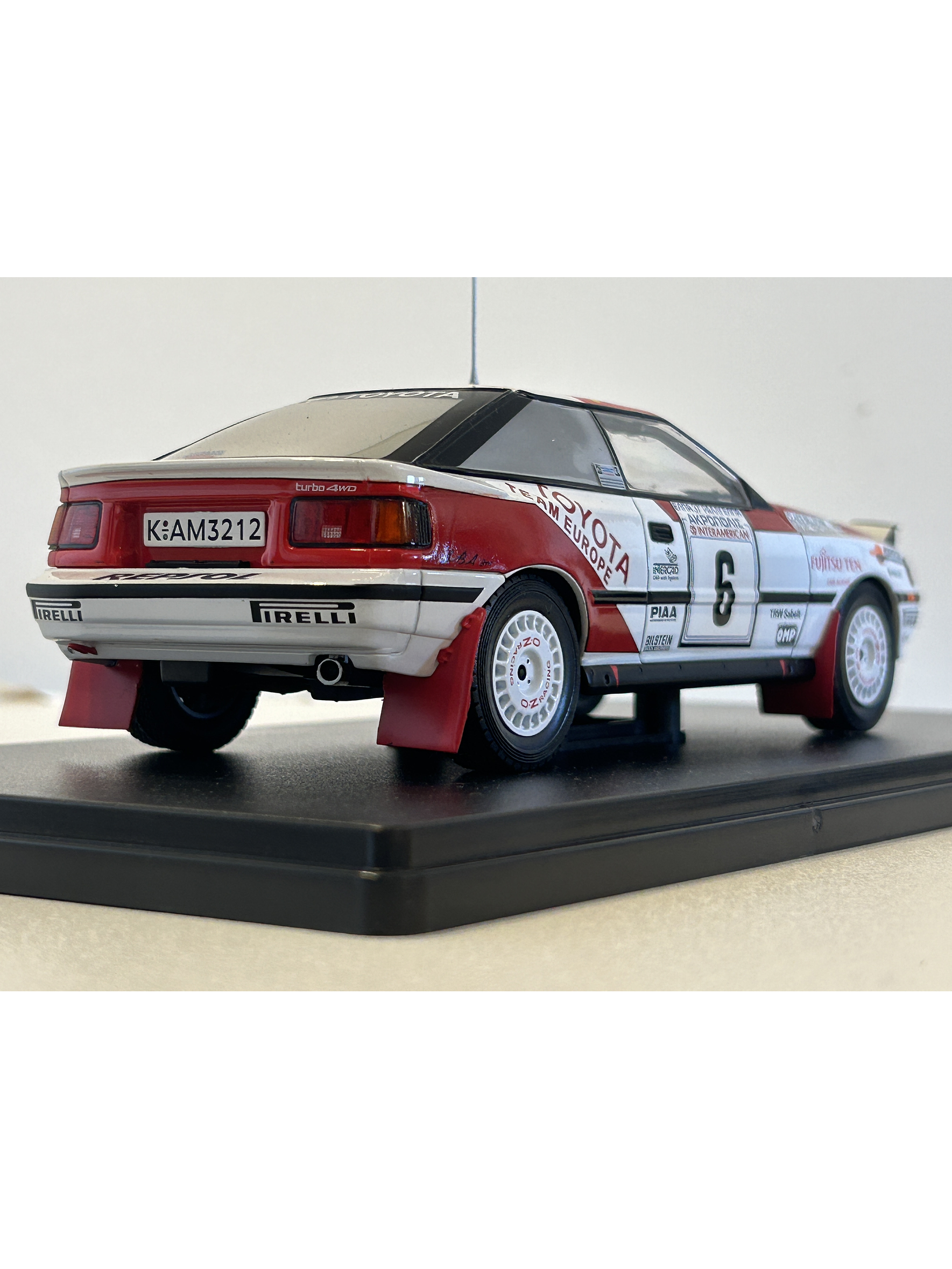 Toyota Celica GT-Four #6 Akropolis 1990 1:24 IXO Models – Auto de Rally Grupo A Coleccionable  6