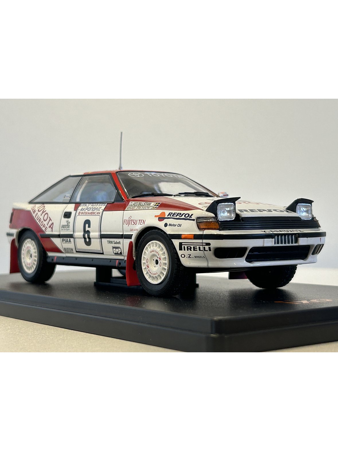 Toyota Celica GT-Four #6 Akropolis 1990 1:24 IXO Models – Auto de Rally Grupo A Coleccionable  3