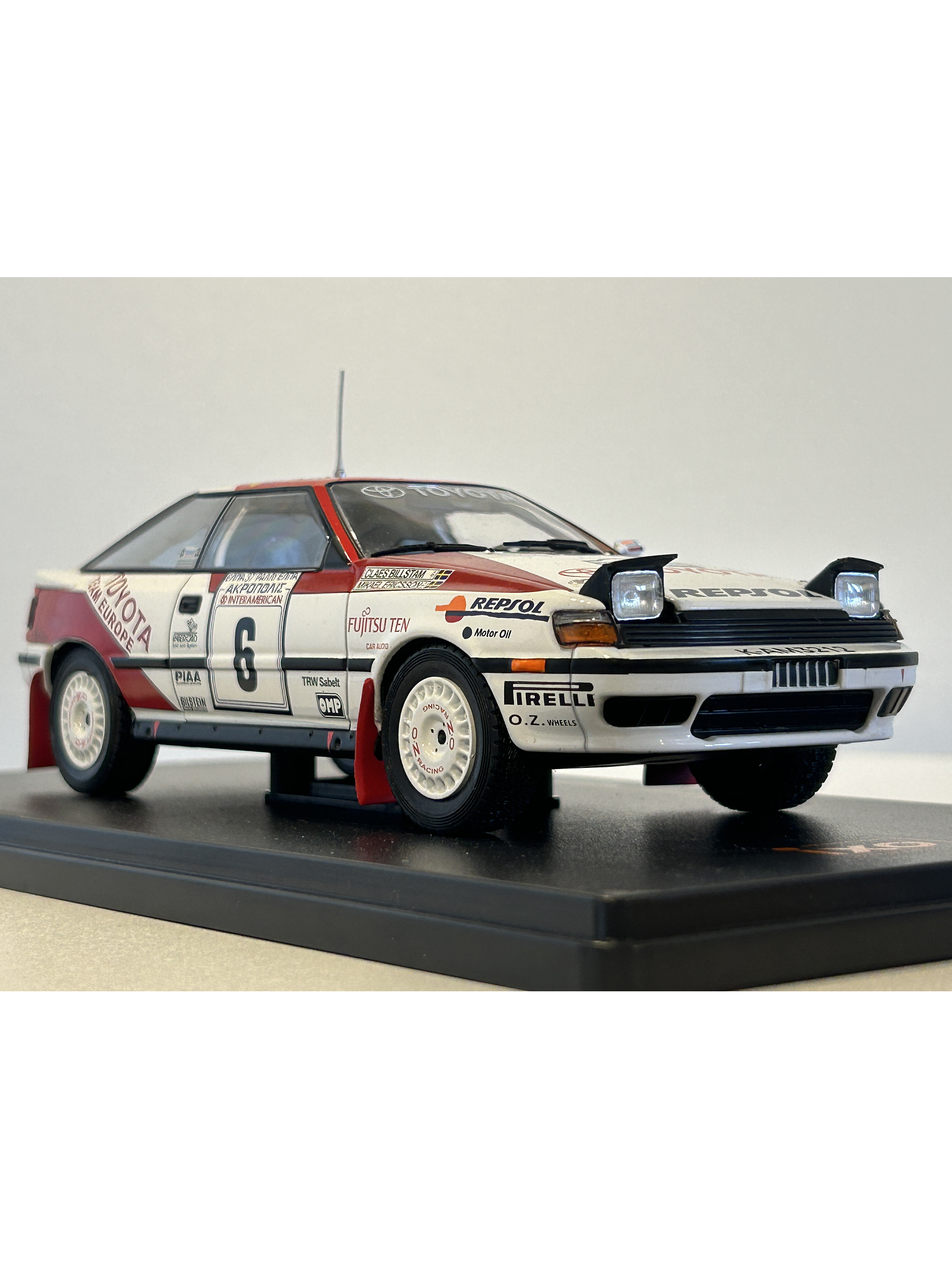 Toyota Celica GT-Four #6 Akropolis 1990 1:24 IXO Models – Auto de Rally Grupo A Coleccionable  3