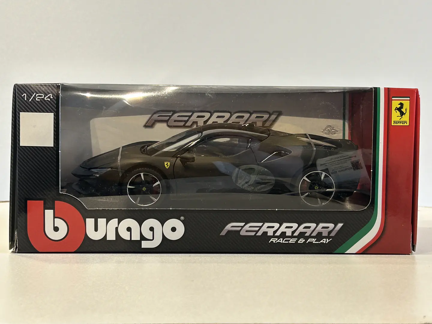 Auto Ferrari SF90 Stradale Bburago Escala 1:24 6