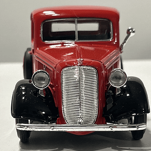 Ford Pick Up 1937 Motormax 1:24 – Camioneta clásica roja de colección en metal, edición Timeless Legends