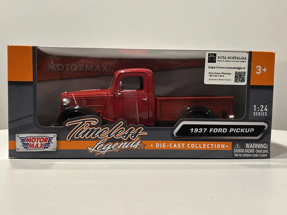 Camioneta Ford Pick Up (1937) | Motormax 1:24 10