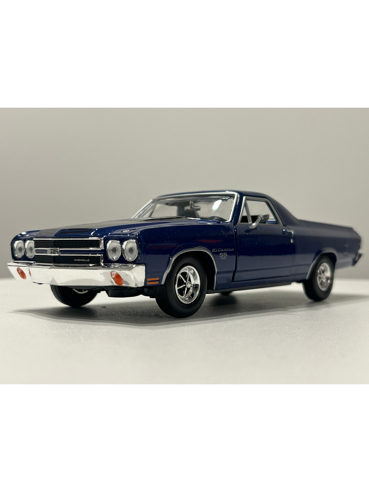 Motormax Chevrolet El Camino SS 396 1970 1:24 – Pick Up clásica muscle car, metal fundido, colección Timeless Legends 1