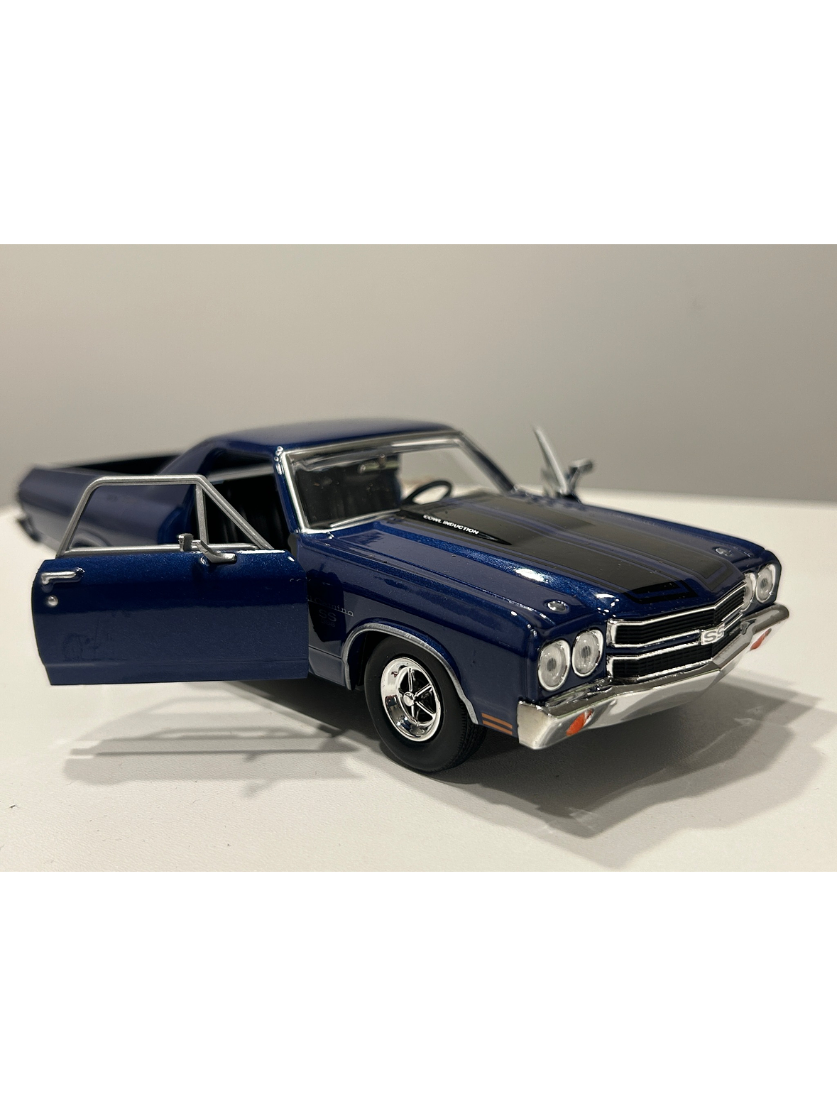 Motormax Chevrolet El Camino SS 396 1970 1:24 – Pick Up clásica muscle car, metal fundido, colección Timeless Legends 2