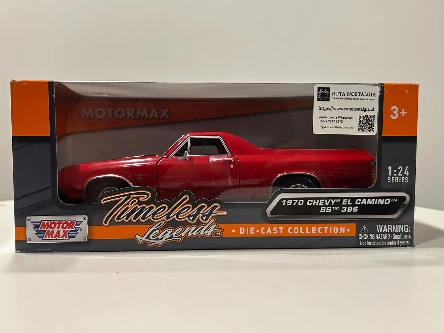 Camioneta Chevrolet El Camino SS 396 (1970) | Motormax 1:24 7