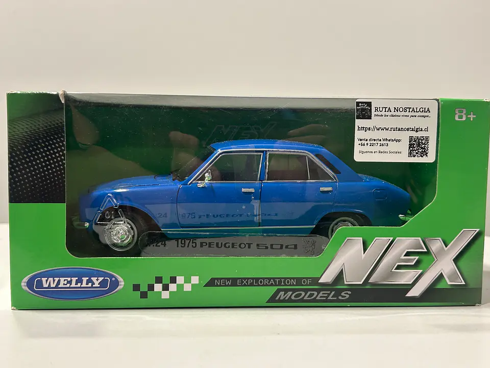 Auto Peugeot 504 1975 | Welly 1:24 Coleccionable 11