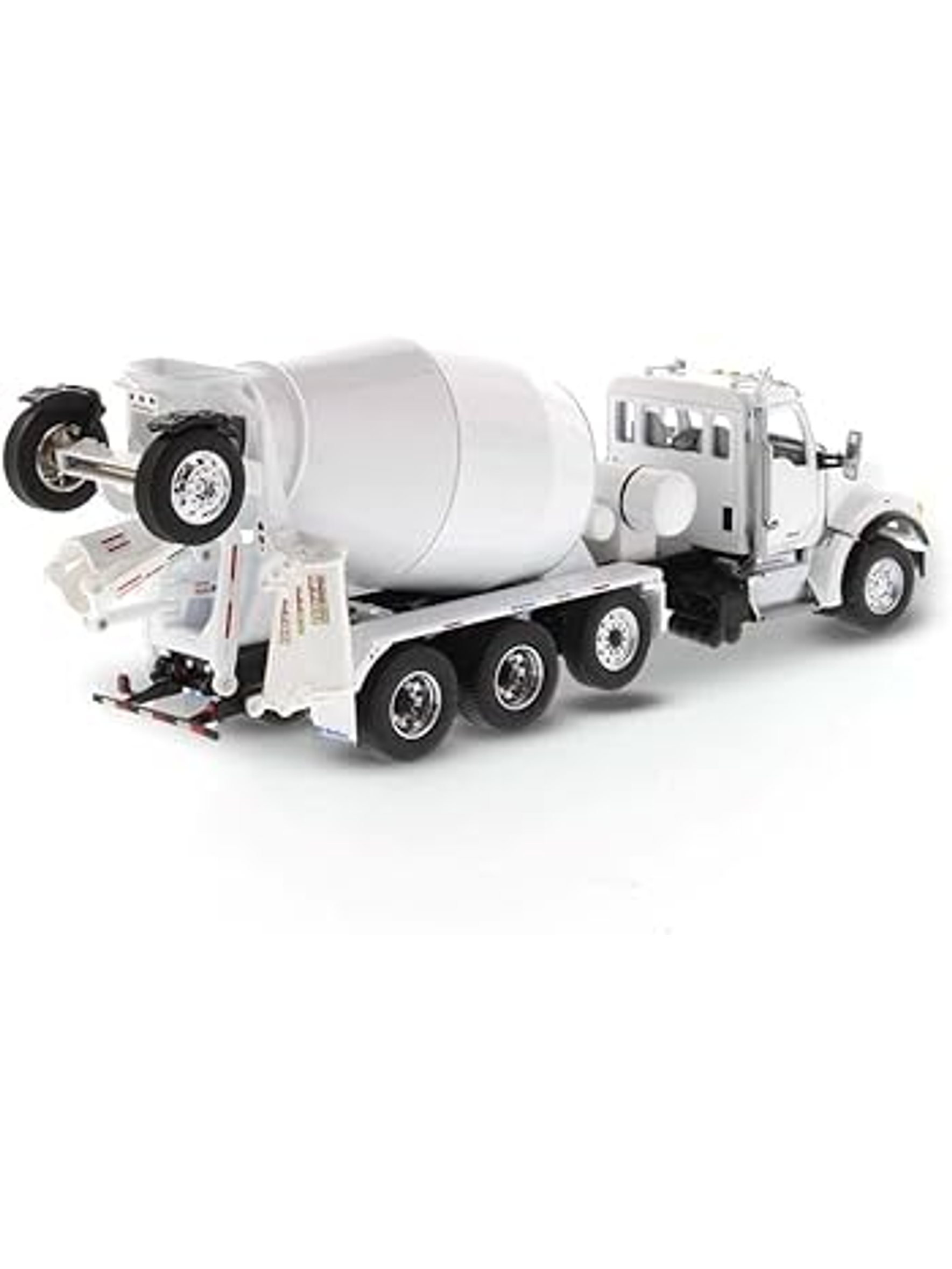 Kenworth T880 Mixer McNeilus BridgeMaster 1:50 Diecast Masters | Camión hormigonero blanco de colección 3