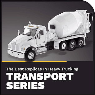 Kenworth T880 Mixer McNeilus BridgeMaster 1:50 Diecast Masters | Camión hormigonero blanco de colección