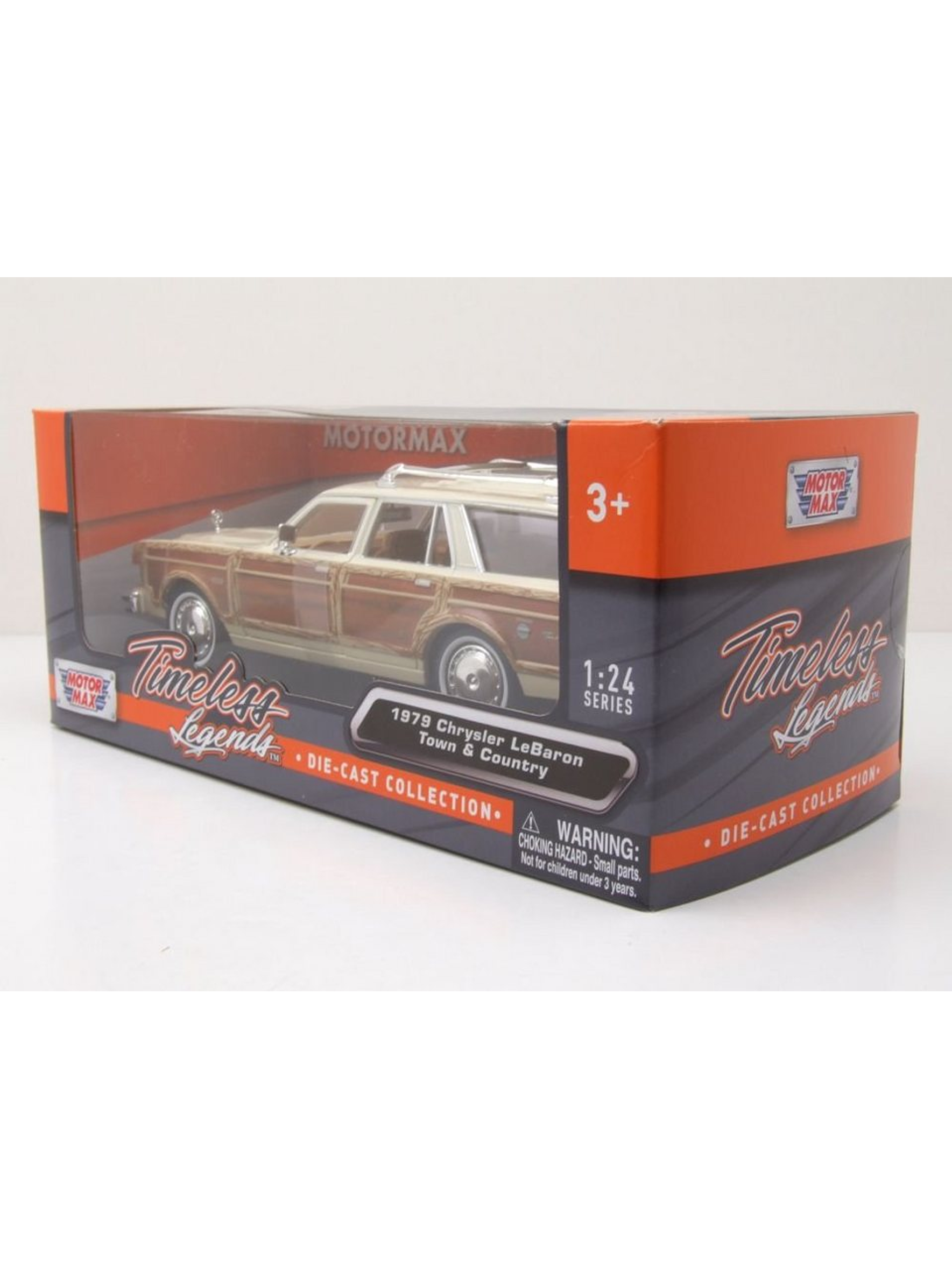 Chrysler LeBaron Town & Country 1979 beige 1:24 Motormax – Station wagon clásica americana 2