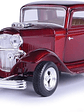 Ford Coupe 1932 rojo metálico 1:24 Motormax – Auto clásico americano de colección - Miniatura 1