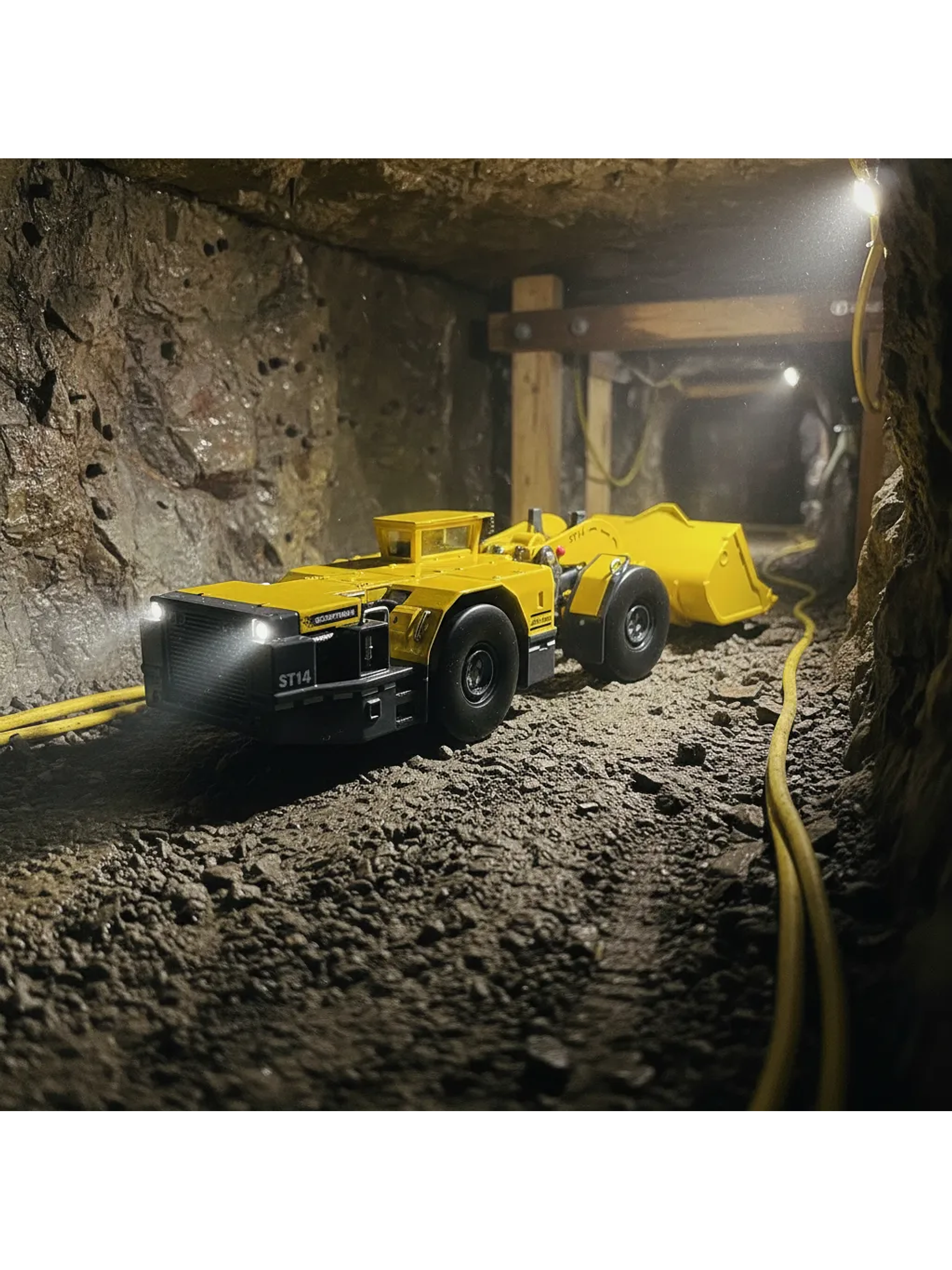 Scooptram ST14 a Escala 1:50 de Atlas Copco | Maquinaria Pesada Minería en Metal. Coleccionable 1