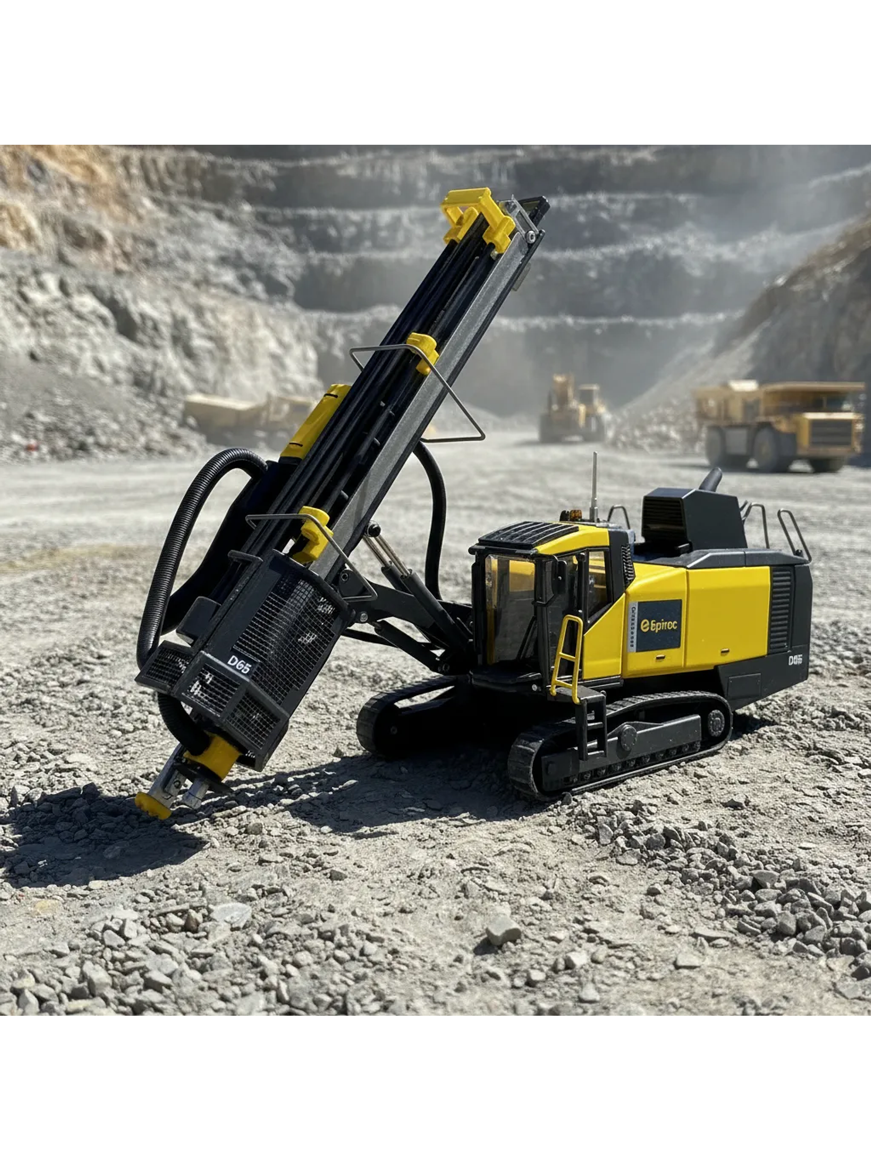 Epiroc SmartROC D65 a Escala 1:50 | Equipo de Perforación Superficial Coleccionable (Die-cast) 1