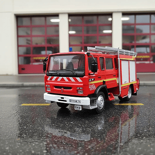 Camión de Bomberos Renault VI Midliner S180 “Haute-Savoie” | Escala 1:43 IXO/Salvat Die-cast