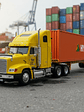 Camión Freightliner FLD 112 (1993) con Contenedor Hyundai – Escala 1:43. Colección Camiones Americanos - Miniatura 1