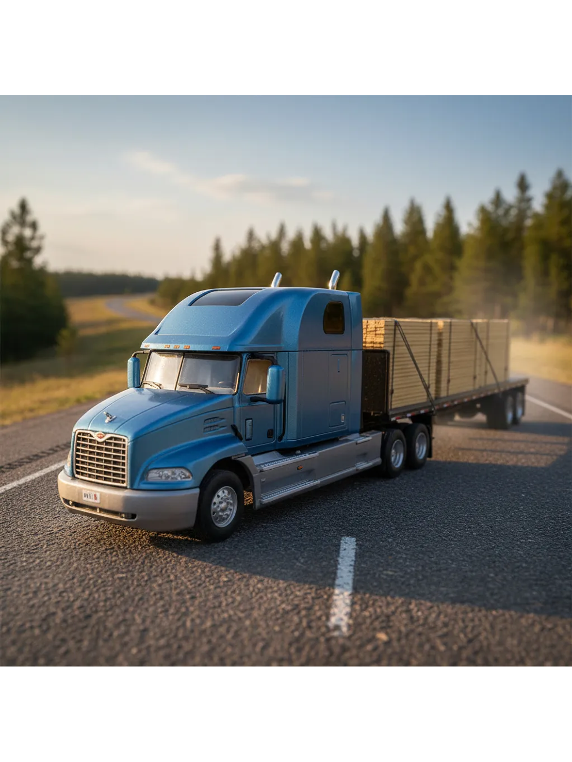 Camión Mack Vision Wood Transport 1:43 – Nostalgia y Potencia a Escala 1