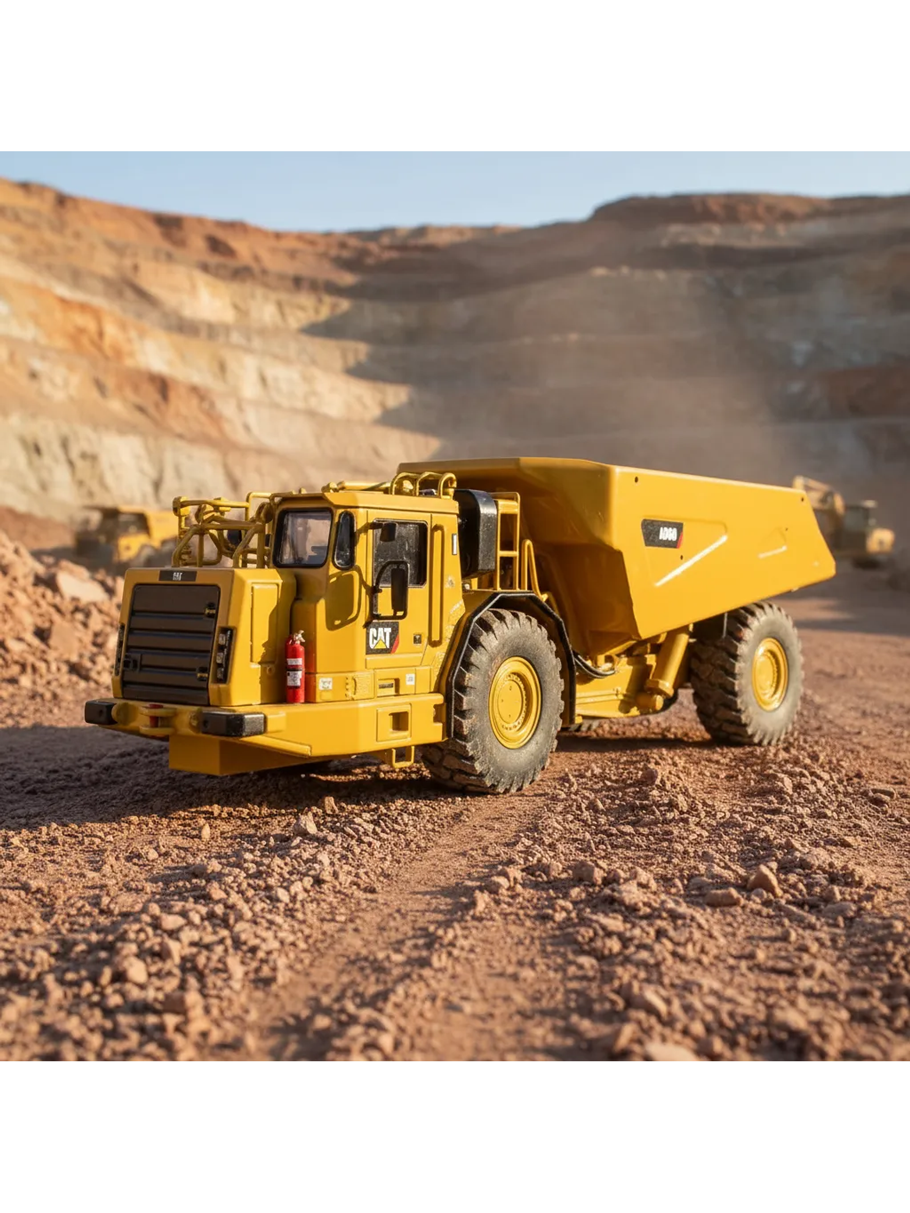 Caterpillar AD60 – Camión Minero Subterráneo Articulado – Die-Cast Masters 1:50 1