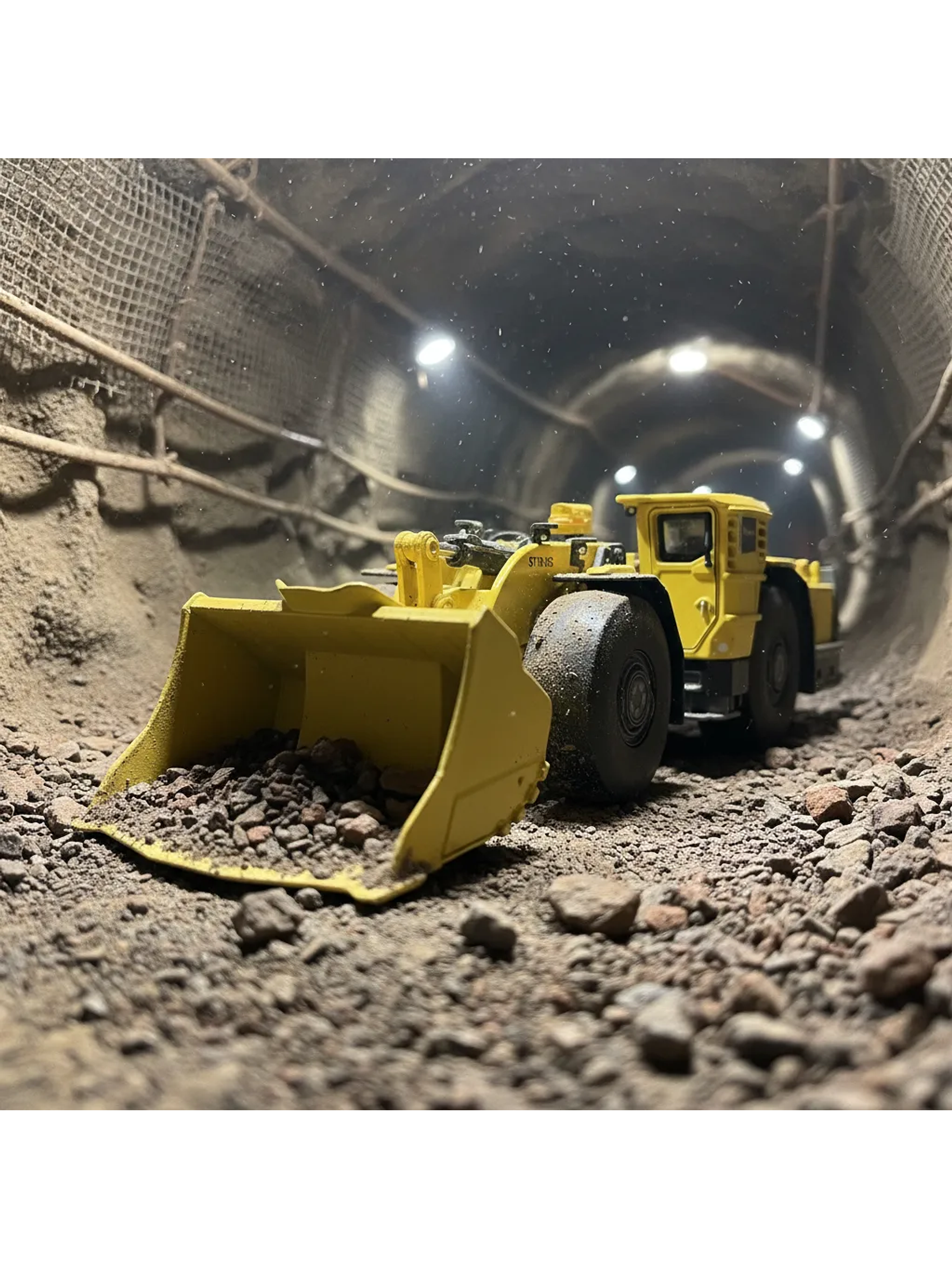 Epiroc Scooptram ST18 SG – 1:50 | Modelo a Escala de Cargador Subterráneo Minero 1