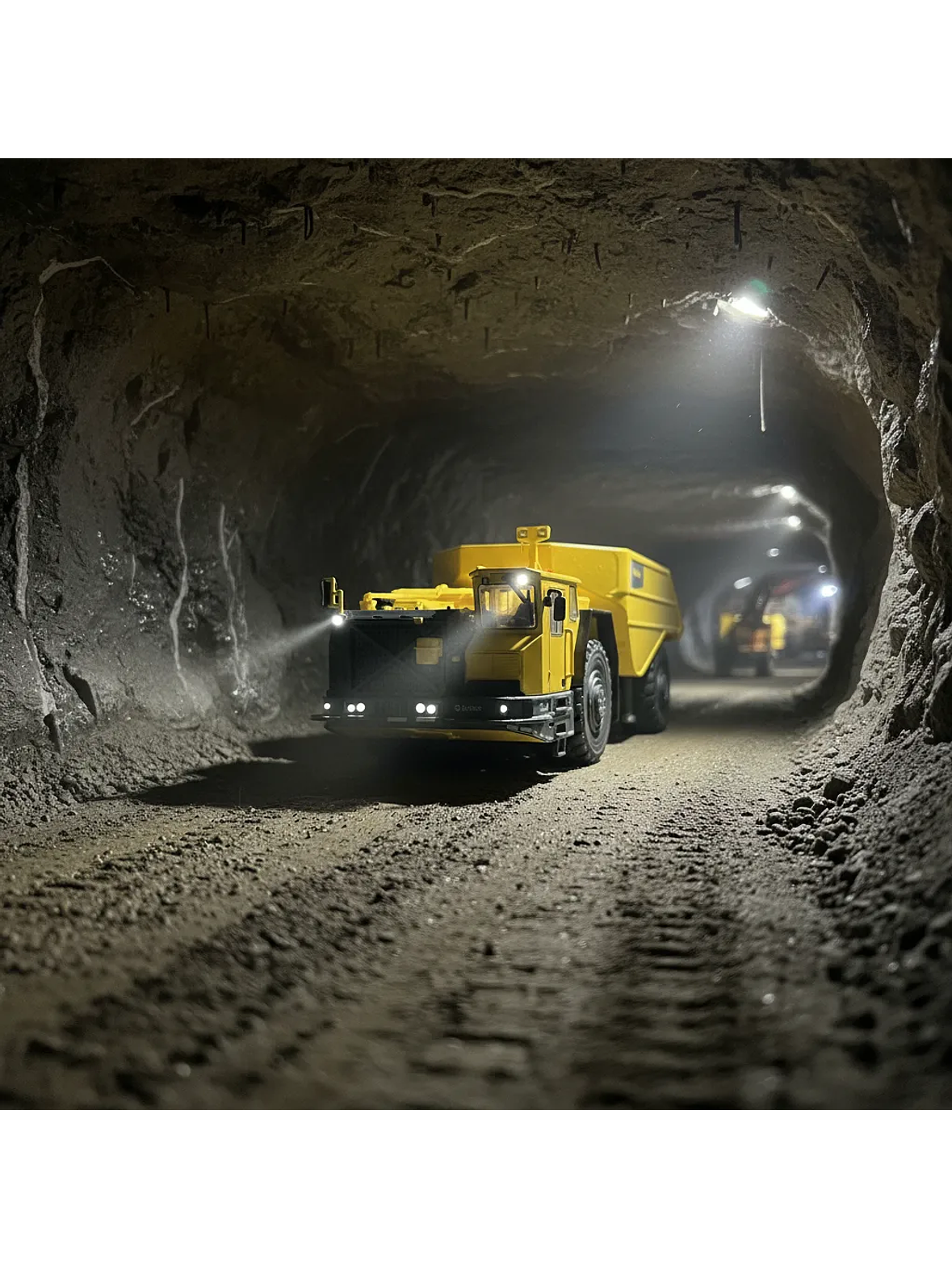 Camión dumper Minetruck MT65 S Epiroc. Escala 1:50 – Modelo de Camión Minero Subterráneo | Coleccionistas y Minería Chile 1