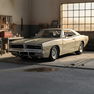 Dodge Charger R/T 1969 – Modelo a Escala 1:25 - Maisto Special Editions - Diecast Coleccionable