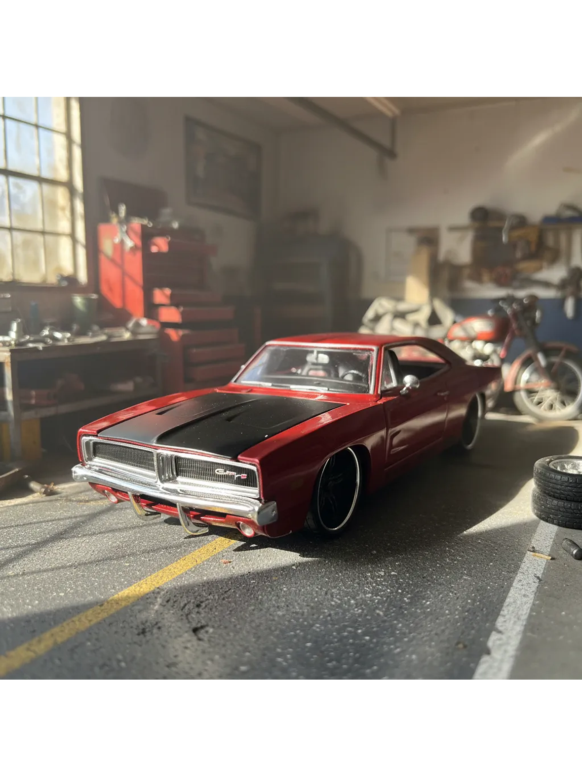 Dodge Charger R/T 1969 – Modelo a Escala 1:25 - Maisto Special Editions - Diecast Coleccionable 21