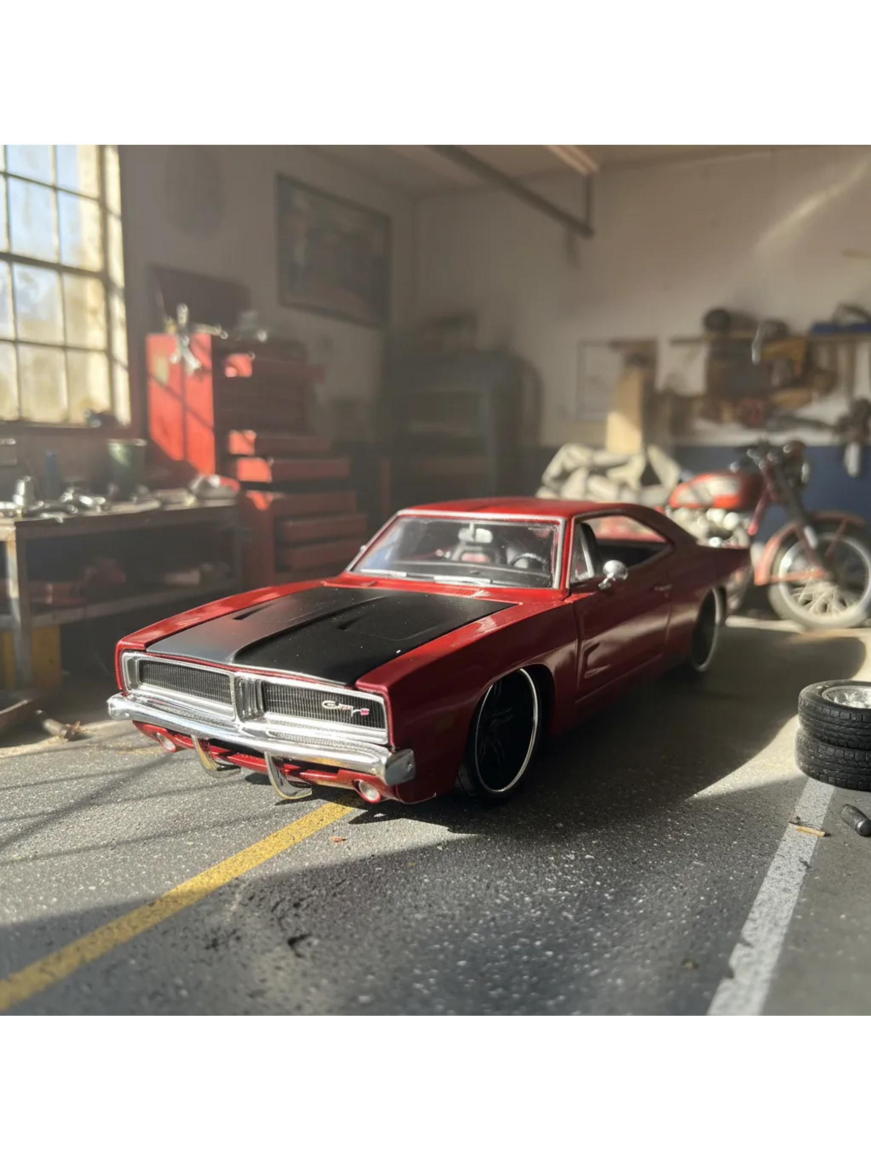 Dodge Charger R/T 1969 – Modelo a Escala 1:25 - Maisto Special Editions - Diecast Coleccionable 21