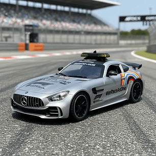 Mercedes-AMG GT R “F1 Safety Car” 1:24 plata – CHE ZHI | Réplica WeRaceAsOne para coleccionistas en Chile