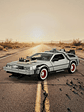 DeLorean Back to the Future III.  Welly miniatura 1:24 – Auto a escala die-cast | Chile - Miniatura 1